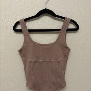 Victoria's Secret Mauve Ribbed Camisole
